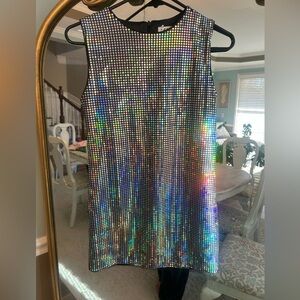 Lola + The Boys Disco Girl Dress – Holographic Sequin | Girls Size 10 | SOLD OUT